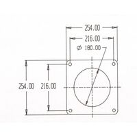 Ex118B Adaptor Flange SS | 11kV Voltage Rating | 800A Current Rating | Flameproof Design | by Ausproof