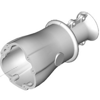Ex Unarmoured Gland 85mm SS | Flameproof Design | Stainless Steel Construction | @Each by Ausproof