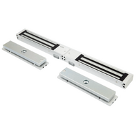 Electro Magnetic Double Maglock | 280kg Holding Force | Monitored with LED Status | by LOX Locking