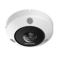 12MP Fisheye Camera | Panoramic 1.29mm Lens | IR 15m & Two-Way Audio | by HIKVISION