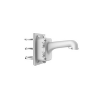 Vertical Pole Mount for PTZ Cameras | Durable Aluminum & Steel | Platinum Gray Finish | by HIKVISION