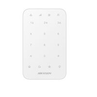 Wireless LED Keypad HIKVISION AX PRO PK1-E-WB | 433 MHz | AES-128 Encryption | Full Touch Design | by HIKVISION