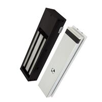 Electro Magnetic Single Maglock | 580kg Holding Force | Black Anodised Finish | Built-in Sensors | by LOX Locking