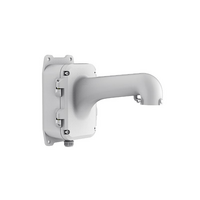 CCTV Wall Mount Bracket with Junction Box | Durable Aluminum Alloy | Safety Hook Included | by HIKVISION