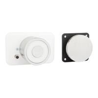 Heavy Duty 24VDC Magnetic Door Holder | 50kg Holding Force | Titanium Alloy Finish | by LOX Locking