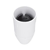 Lamp holder Bayonet cap with cord grip white - 4 terminals
