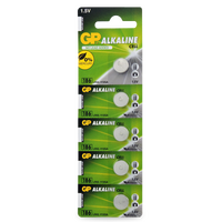 1.5V Alkaline Button Cell LR43 | 70mAh Capacity | Pack of 5 | by Powercell