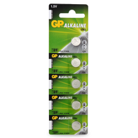 1.5V Alkaline Button Cell Battery LR54/LR1130 | 44mAh Capacity | Compact Size | Pack of 5 | by Powercell