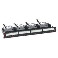 LCS³ Flat patch panel equipped with 24 RJ 45 connectors - 19 - 1U - Cat.6 A STP