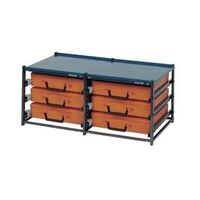 Rolacase Dual Frame Kit Comes With 6x WATRC001 Orange Cases & WATRCWCT/DT Work Top