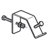 Supports (2) - for 45° rail slope - with 4 M6 screws, nuts, washers