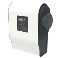 Plastic charging station Green'up Premium 3Ph for 1 electric car - Mode 3 - Power 22kW 32A with DC protection