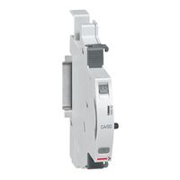 Auxiliary changeover switch DX³ - 6 A 250 V~ - exchangeable - 0.5 module