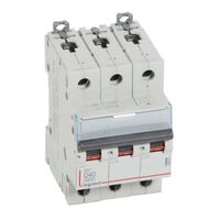 MCB DX3 6000A 3 pole 40A curve D