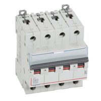 MCB DX3 6000A 4 pole 63A curve D