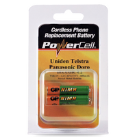 NiMH AAA Battery Pack | 1.2V Voltage | 600mAh Capacity | Rechargeable | @Pack of 2 | by Powercell