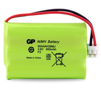 Powercell 2.4V 650mAh NiMH Cordless Phone Battery | Rechargeable | Compatible with Uniden Elite 90XX Series | by Powercell