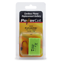 3.6V NiMH Cordless Phone Battery | 650mAh Capacity | Compatible with Panasonic & Uniden | by Powercell