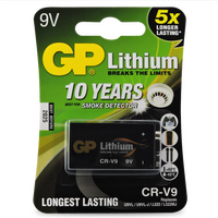 9V Lithium Battery | 1100mAh Capacity | Stable Voltage Output | Long Shelf Life | @Card of 1 | by Powercell