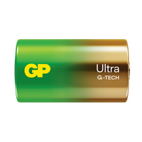 GP Ultra Alkaline D Battery | 1.5V Voltage | Long-Lasting Power | @Card of 2 | by Powercell
