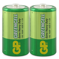 1.5V Extra Heavy Duty D Battery | Carbon Zinc Chemistry | Bulk Pack of 2 | by Powercell