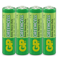 AA Extra Heavy Duty Battery | 1.5V Carbon Zinc | Bulk Shrink Pack of 4 | by Powercell