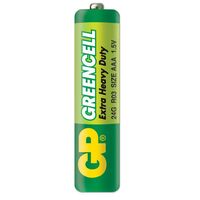 AAA Battery GP Greencell 1.5V | Extra Heavy Duty Carbon Zinc | Bulk Pack of 4 | by Powercell