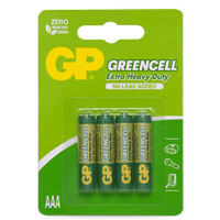 AAA Extra Heavy Duty Batteries | 1.5V Carbon Zinc | Reliable Power | @Card of 4 | by Powercell