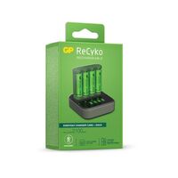 GP Recyko 4 Bay USB Charger | Vertical Design | LCD Display | Safety Timer Protection | by Powercell