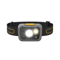 GP Discovery Consumer Headlamp | 375 Lumens | Tough Motion Sensor | IPX5 Water Resistant | by Powercell