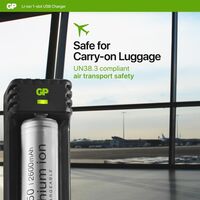 5V Single Slot Li-Ion Charger | Compatible with 10440-26650 | Intelligent Charging & Safety Features | by Powercell