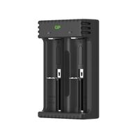 5V Dual Slot Li-Ion Charger | Includes 2 x GP18650 Batteries | Intelligent Charging | USB Powered | by Powercell