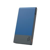Li-ion Powerbank 10Ah | USB-C & USB-A Fast Charge | 22.5W Output | Blue | by Powercell