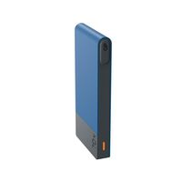 Li-ion Powerbank 10Ah | USB-C & USB-A Fast Charge | 22.5W Output | Blue | by Powercell