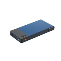 Li-ion Powerbank 10Ah | USB-C & USB-A Fast Charge | 22.5W Output | Blue | by Powercell