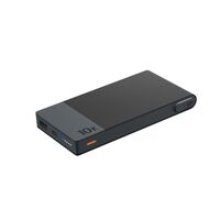 Li-ion Powerbank 10Ah 37Wh | USB-C PD 22.5W Fast Charge | Grey | by Powercell