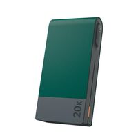 20Ah 74Wh Li-ion Powerbank | USB-C PD 22.5W Fast Charge | Green | by Powercell