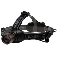5W Cree R2 LED Head Light | 250 Lumens Output | Focusable Beam & Adjustable Strap | by Powercell