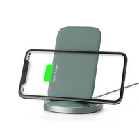 10W Wireless Charging Stand | Dual-Coil Design | Qi-Certified | Grey | by Powercell