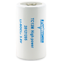 3.6V Lithium D Battery | 14.5Ah Capacity | Spiral Construction | High Energy Density | by Powercell