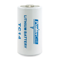 Powercell 3.6V 8.5Ah Lithium C Battery | Bobbin Construction | High Energy Density | Long Shelf Life | by Powercell