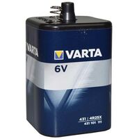Varta 6V Lantern Battery | Zinc Chloride Chemistry | Long Shelf Life | Standard Size | by Powercell