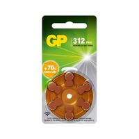 GP Zinc Air 14V Hearing Aid Battery PR41 | Long-Lasting Power | Dial Pack of 6 | by Powercell