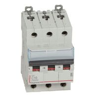 MCB DX3 10000A 3 pole 16A curve C