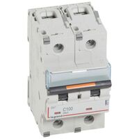 MCB DX3  2 pole 100A curve C