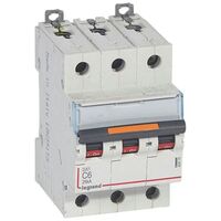 MCB DX3  3 pole 6A curve C