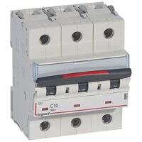 MCB DX3  3 pole 10A curve C