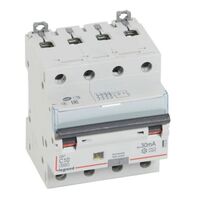 RCBO - DX³ 6000 -10 kA -4P-400 V~ -10 A -30 mA -A type
