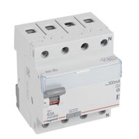 RCCB TX³ - 4P 400 V~ - 300 mA - 63 A - A type