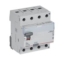 RCCB TX³ - 4P 400 V~ - 300 mA - 80 A - A type